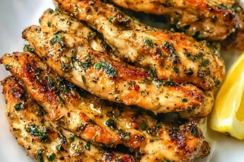 Crispy Greek chicken tenders served with dipping sauce