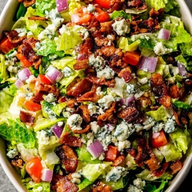 Ruth's Chris Chopped Salad featuring fresh vegetables and delectable toppings