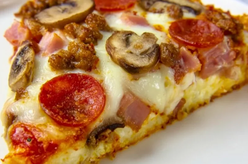 Delicious pizza slice from Where's The Crust Pizza restaurant