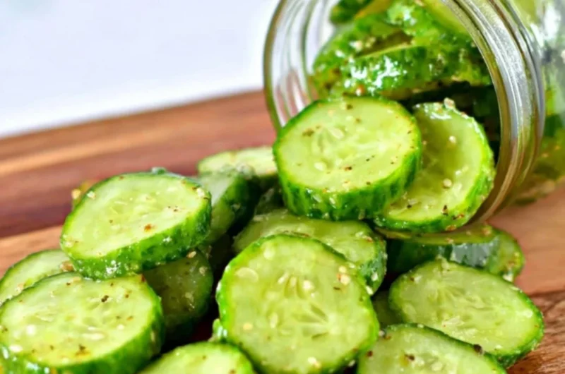 Quick and easy 5-minute cucumber snack recipe with fresh ingredients