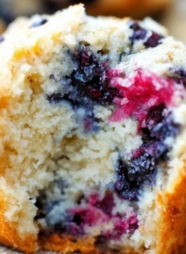 Bakery style mixed berry muffins made with frozen berries | Delicious and moist