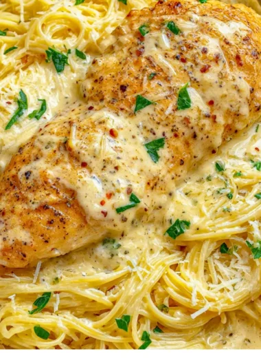 Crock Pot Angel Chicken dish with flavorful ingredients