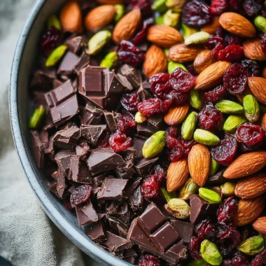 Dark Chocolate-Cherry Trail Mix for anti-inflammatory benefits