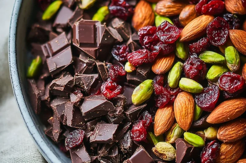 Dark Chocolate-Cherry Trail Mix for anti-inflammatory benefits