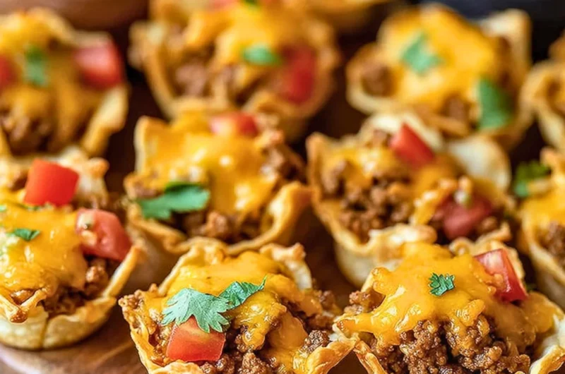 Delicious Taco Ranch Bites served on a platter, perfect for any occasion.