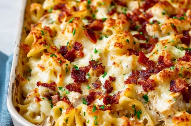 Delicious crazy good casserole fresh from the oven