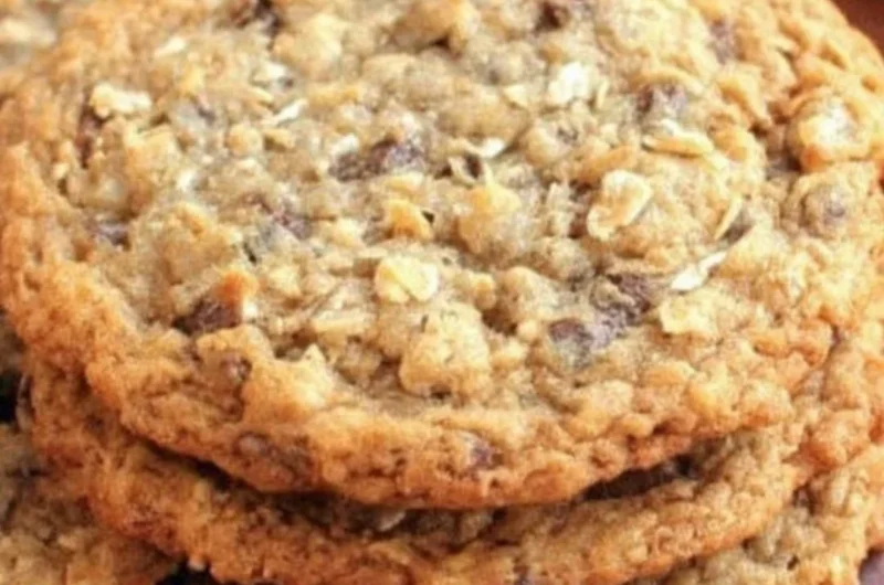 Delicious cowboy cookies recipe inspired by Laura Bush's Texas Governor's Mansion.