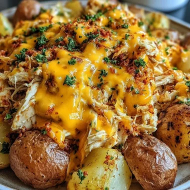 Slow Cooker Cheesy Ranch Chicken with Potatoes in a bowl