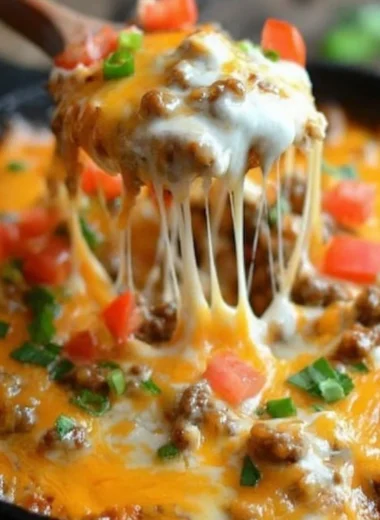 Delicious Texas Trash Dip served in a bowl for parties and gatherings